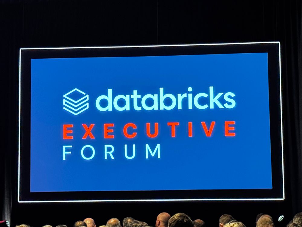 PowerPoint slide: Databricks executive forum
