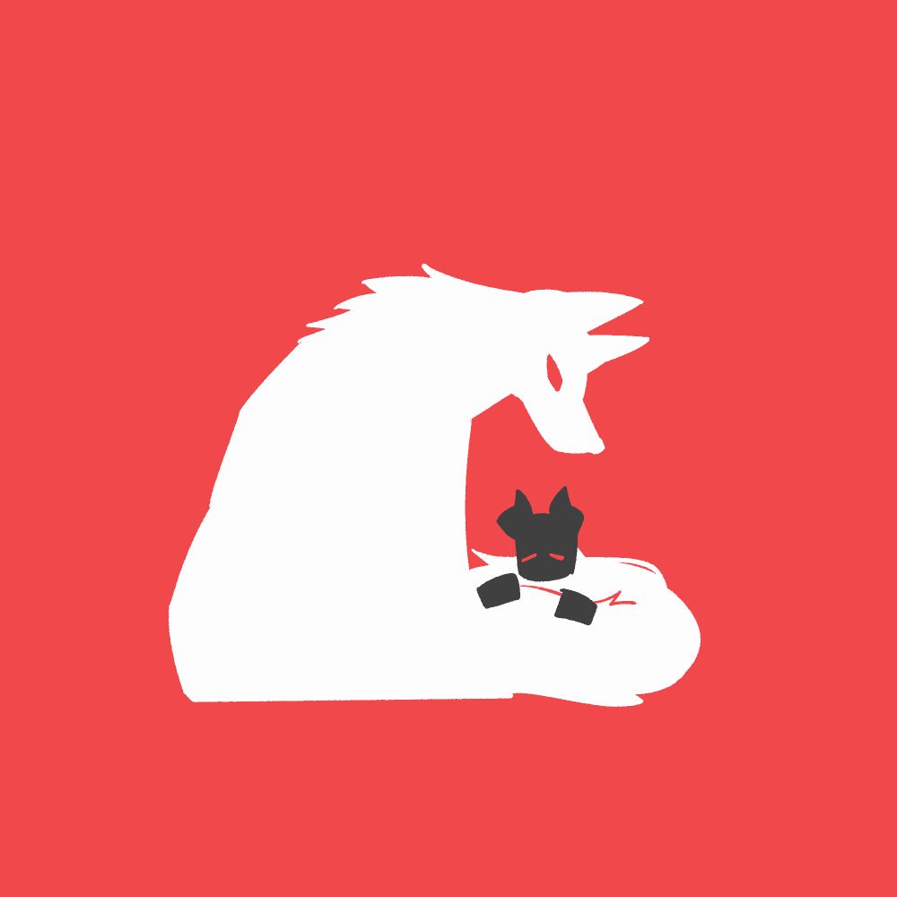 White wolf as mentioned previously nurturing a younger coil