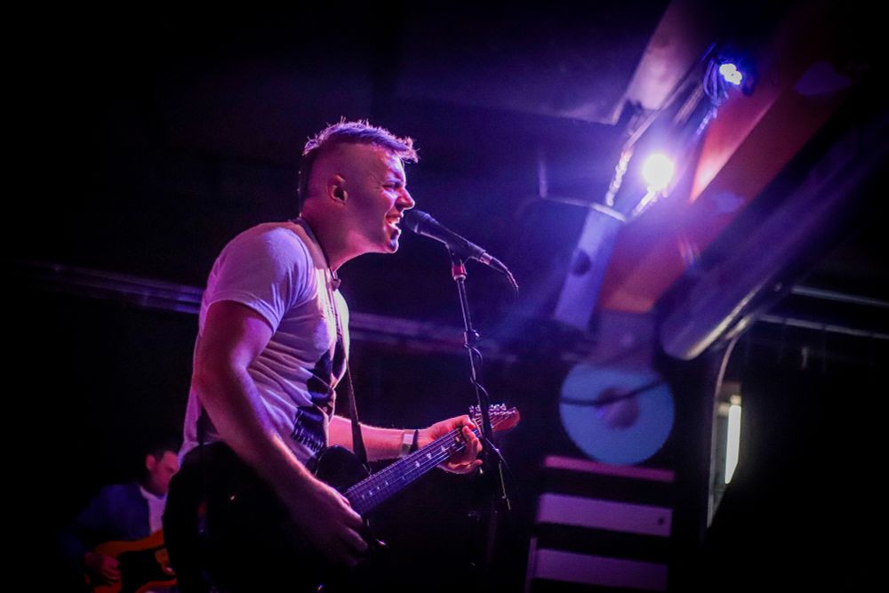 George Chase Jr. of The Sublets looking like a badass