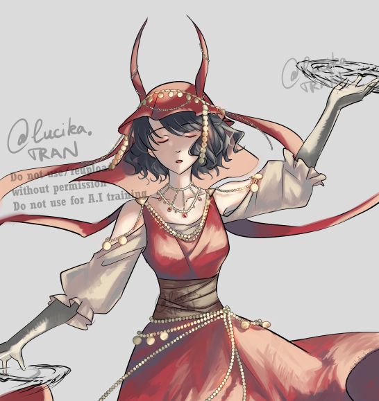 A close up of my above art