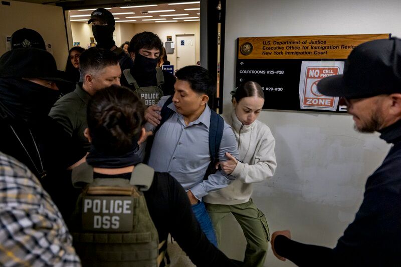 New York district attorneys, legal aid groups, law professors and retired judges have expressed support for a state law that blocks federal immigration officials from making arrests near courthouses, calling it essential to a functioning justice system and urging the dismissal of a U.S. Department of Justice lawsuit challenging the law.
