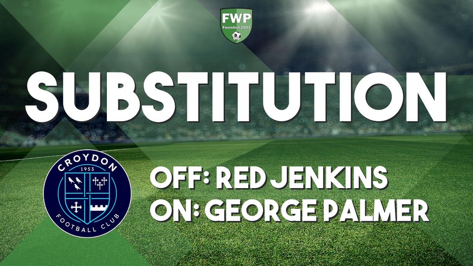 SUB: George Palmer replaced Red Jenkins (76')