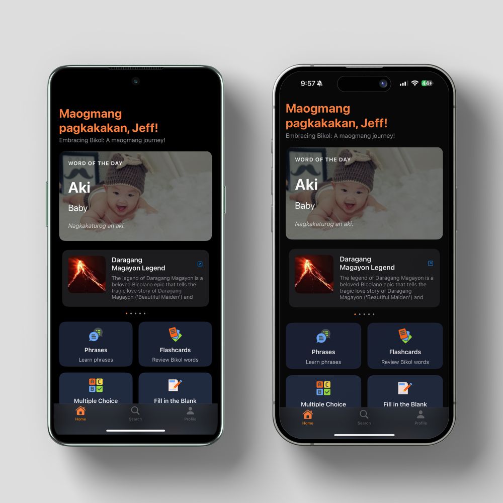 Learn Bicol App for Android and iOS 