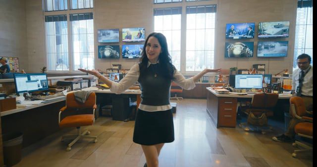 Rachel Brosnahan as Lois Lane in Superman (2025) at the Daily Planet