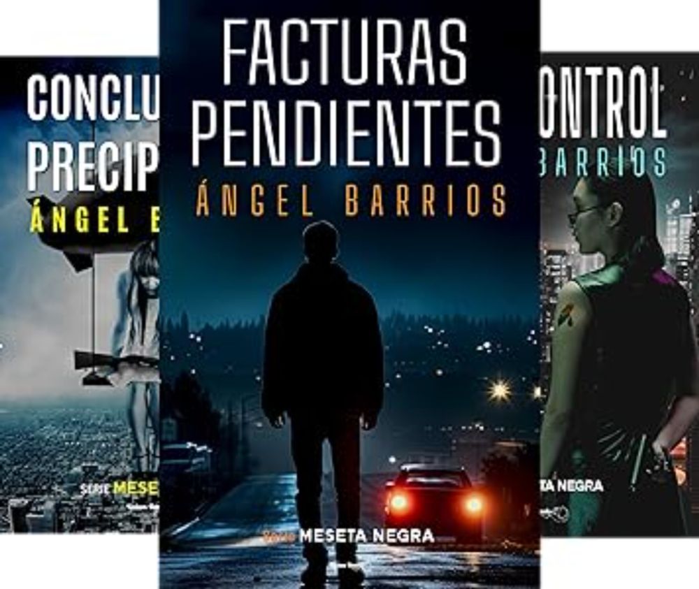 Serie Meseta Negra: novela negra, policíaca, suspense, crimen.