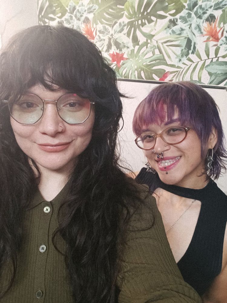 Um just me and my cute friend 