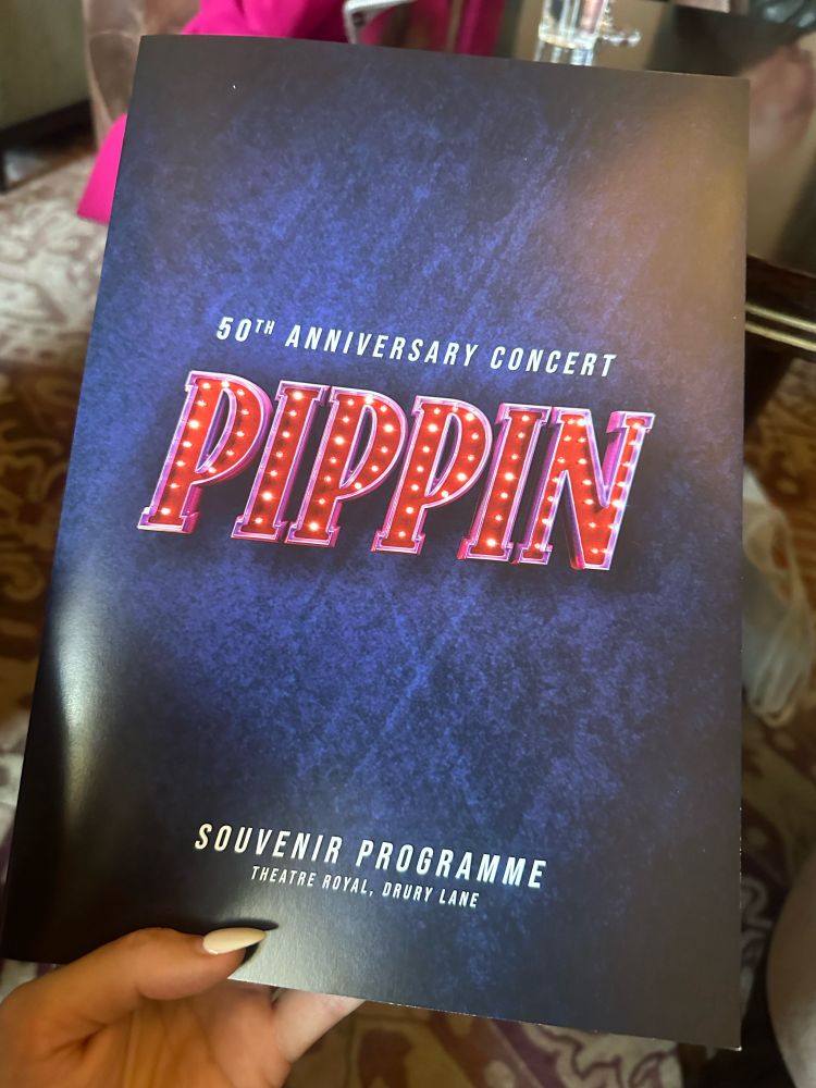 The program for the 50th anniversary edition concert of Pippin