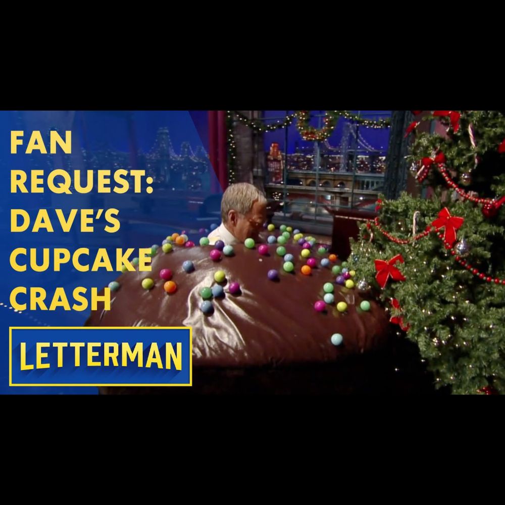 Fan Request: Dave's Cupcake Car Crash | Letterman