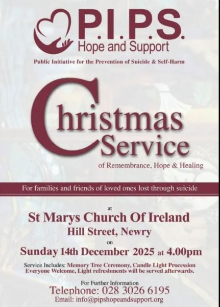 PIPS Christmas Service of Remembrance #EventsNewry
