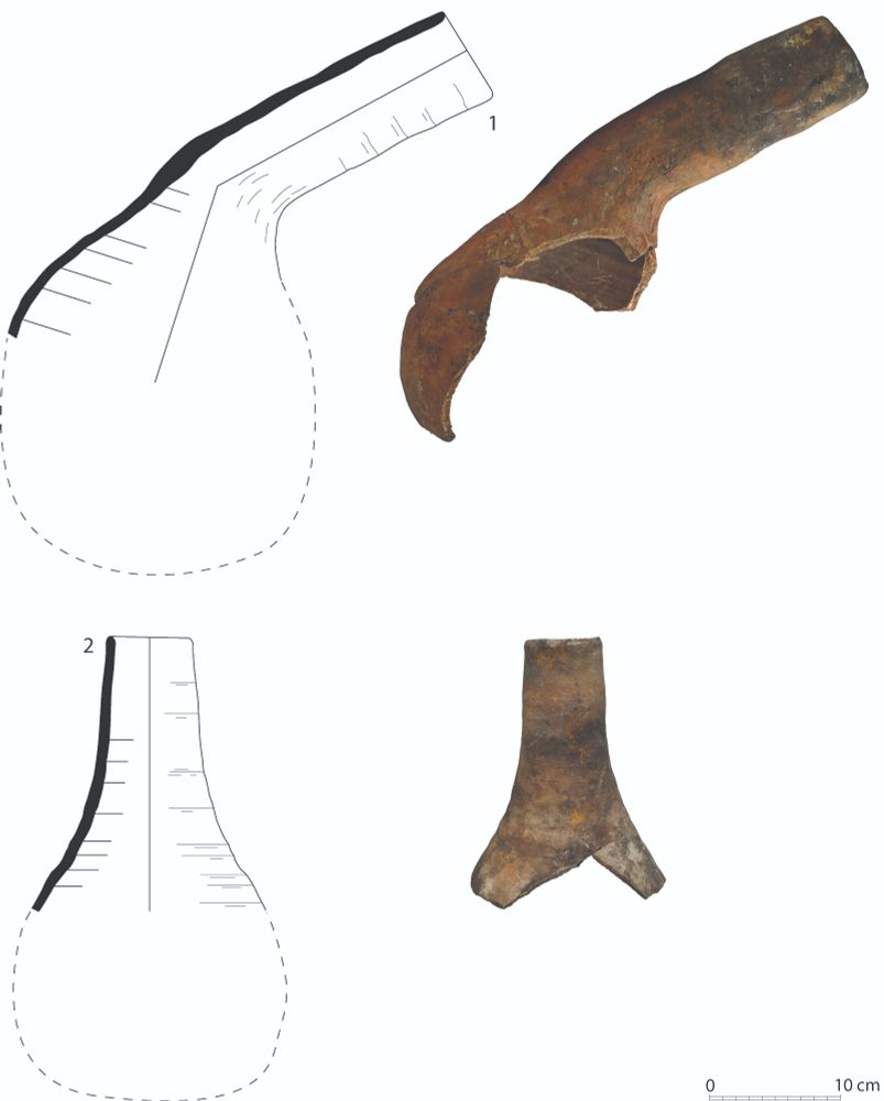 Ceramic sublimation vessles for the production of vermillion. Drawings and photographs © Raakvlak. 