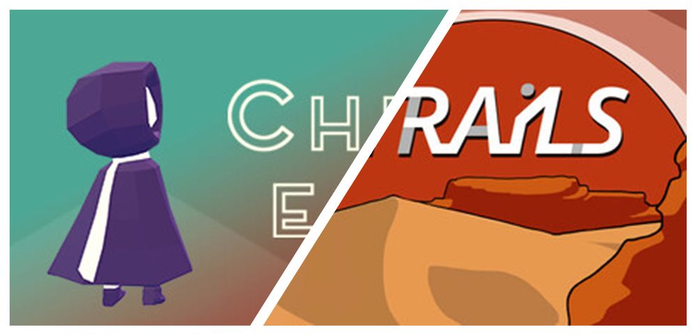Image showing partial title Chronescher and Trails title art assets.