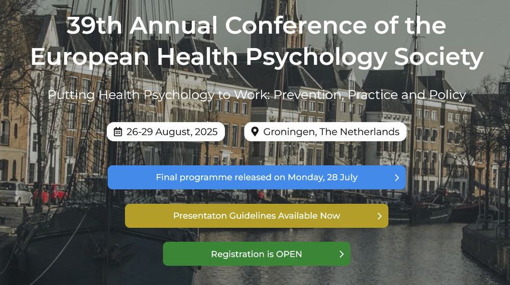 screenshot of the EHPS 2025 conference website showing the final programme and presentation guidelines