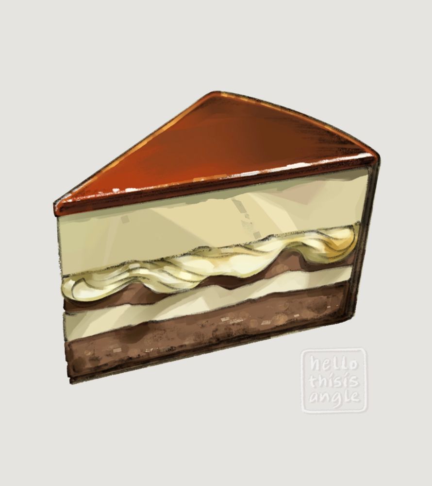 Chocolate tiramisu cake with cream