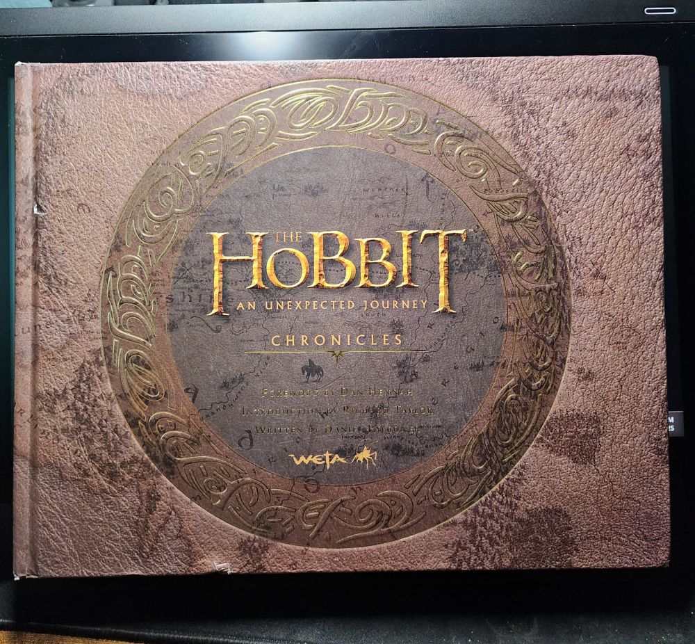 Front cover of The Hobbit movie art book