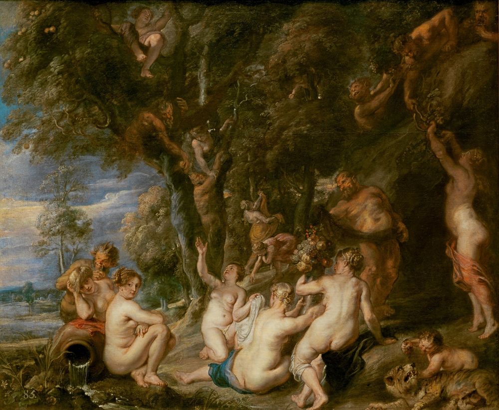 'Ninfas y sátiros' de Pedro Pablo Rubens