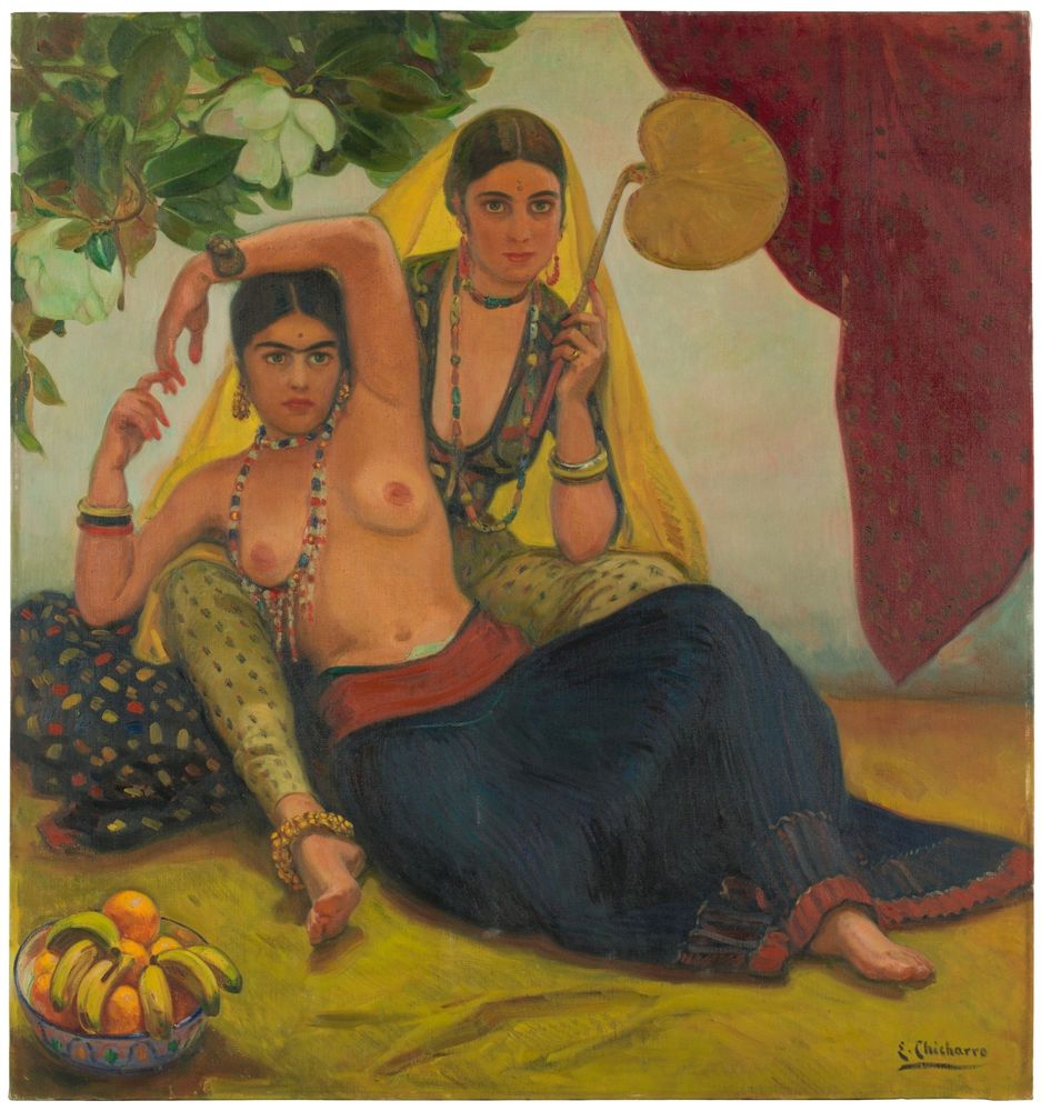 'Bayaderas indias' de Eduardo Chicharro y Agüera