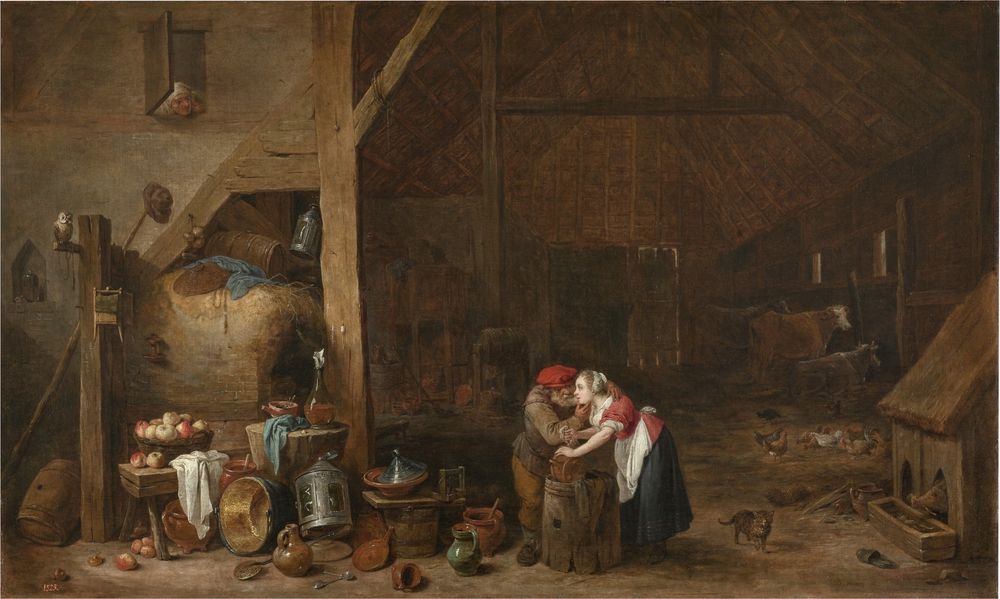 'El viejo y la criada' de David Teniers