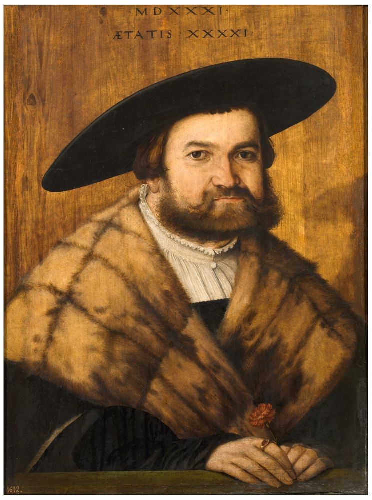 'El orfebre de Augsburgo, Jörg Zörer (?)' de Christoph Amberger