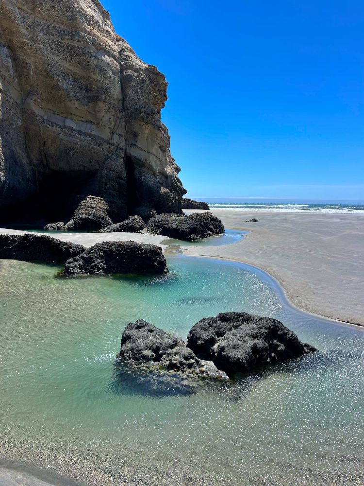 Rockpool at Wharariki Beach