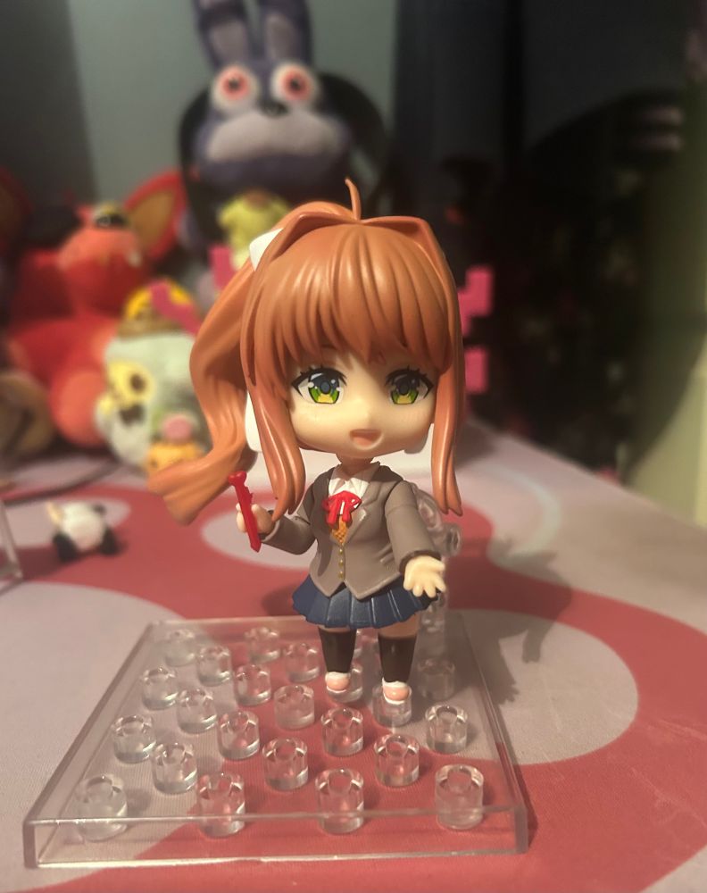 Nendroid of Monika from ddlc I received recently.