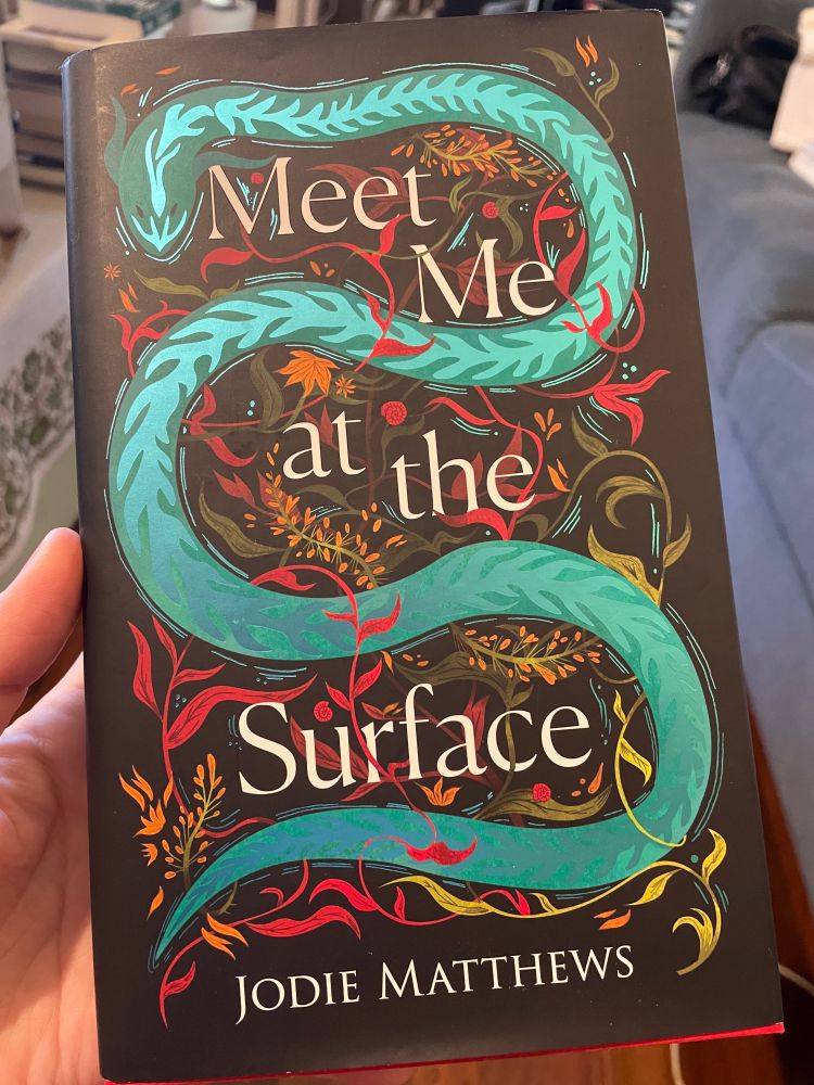 Meet Me at the Surface by Jodie Matthews With shiny, slithery, eely cover