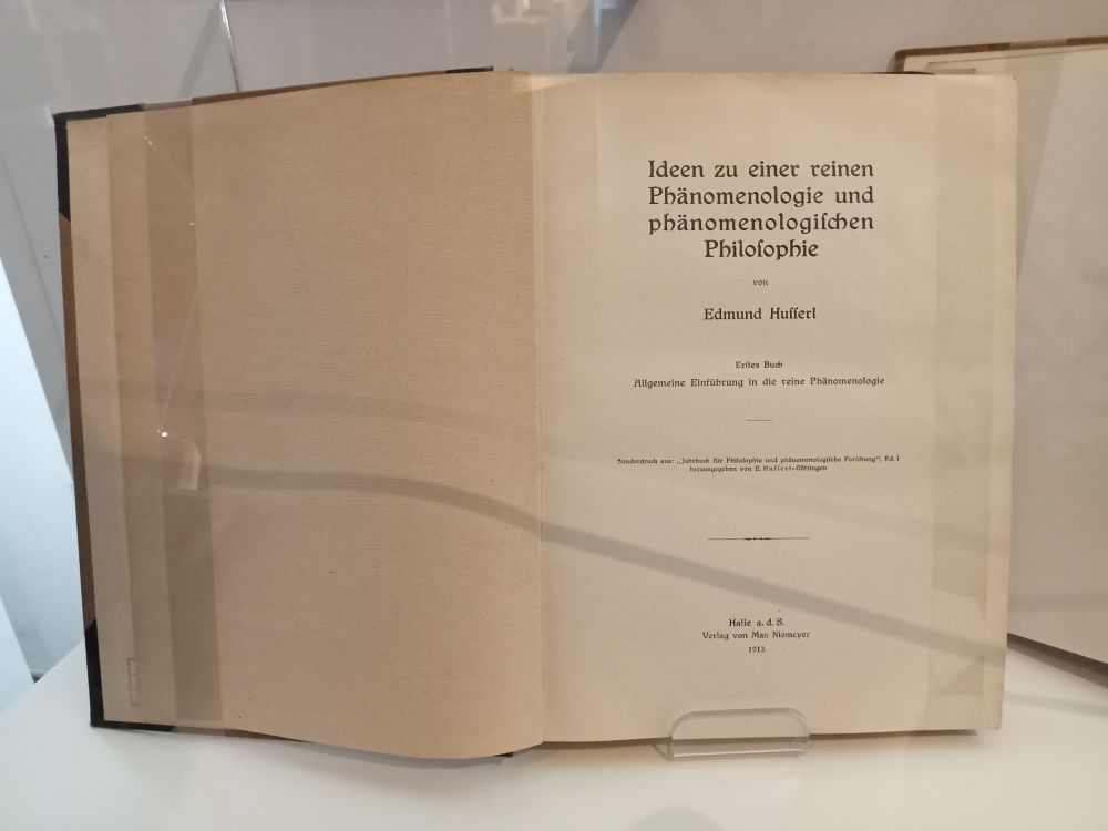 Ideen zu einer reinen Phänomenologie und phänomenologischen Philosophie by Edmund Husserl 