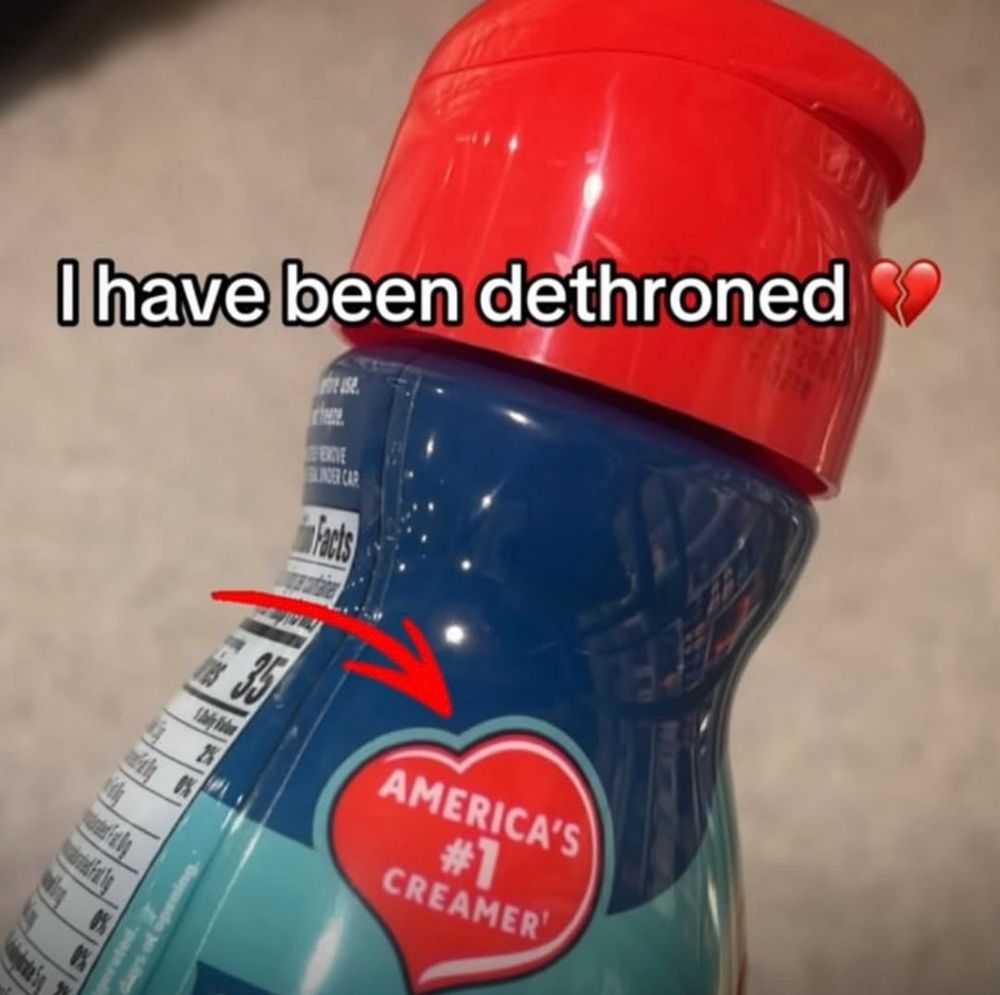 America’s #1 Creamer

i have been dethroned 💔