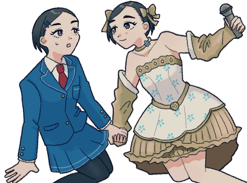 松尾千鶴のイラスト