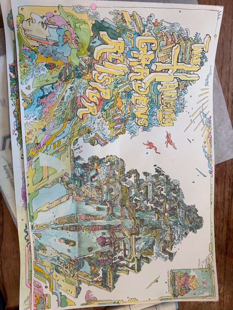 Exterior and interior of Rillspur mega dungeon.