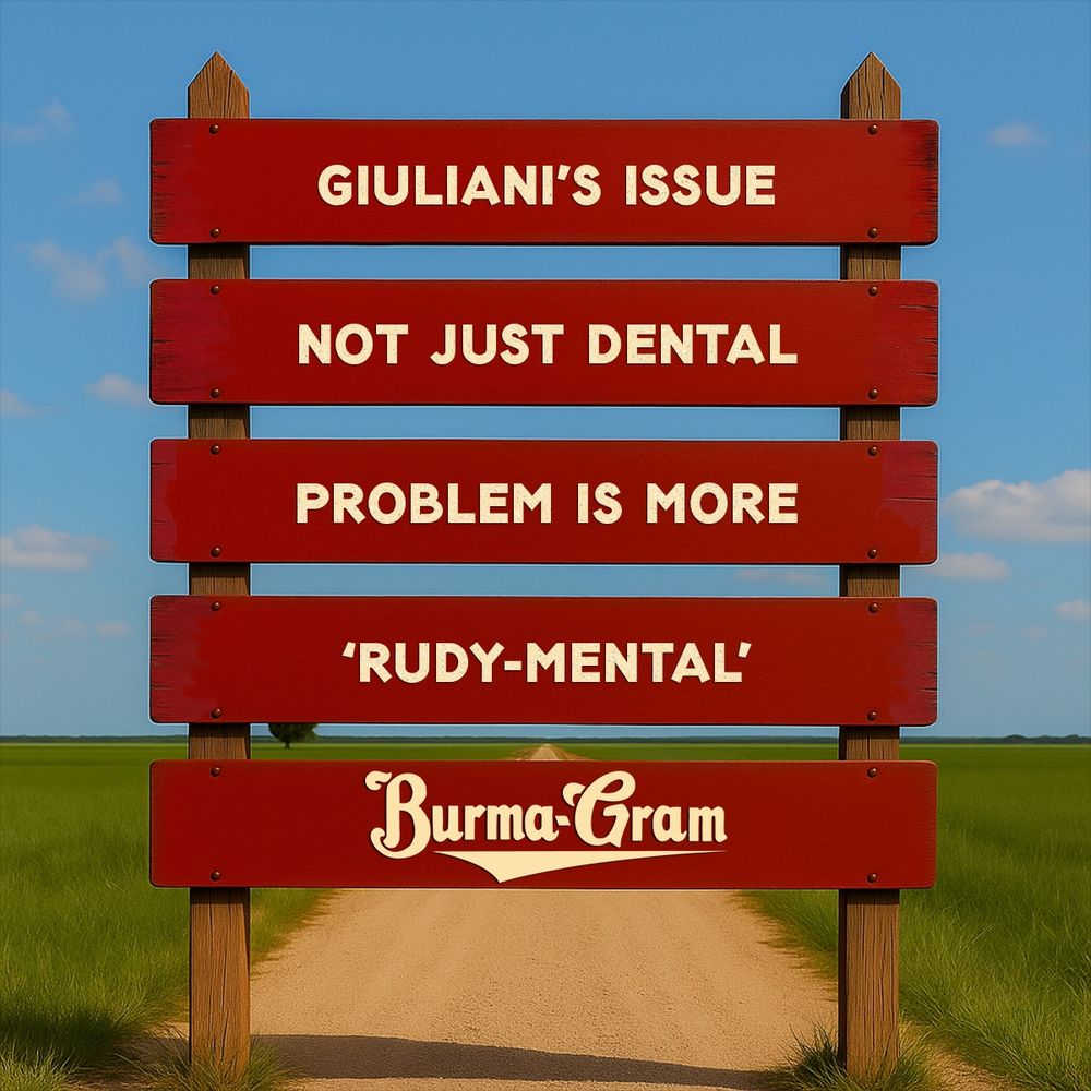 GIULIANI’S ISSUE NOT JUST DENTAL PROBLEM IS MORE ‘RUDY-MENTAL’