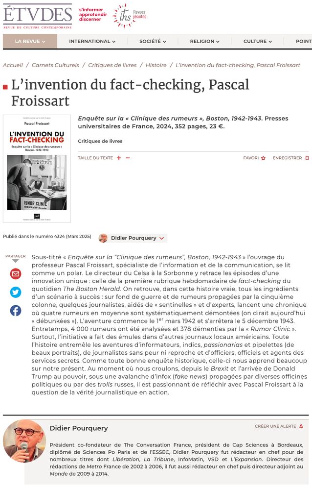 Recension parue dans la revue Études sous la plume de ‪@dpourquery.bsky.social‬ -- @sorbonne-universite.fr @lettres-sorbonne.bsky.social ‪@editions-puf.bsky.social‬ 
