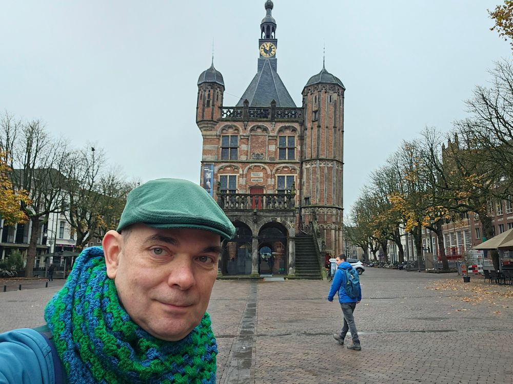 Selfie voor de Deventer Waag