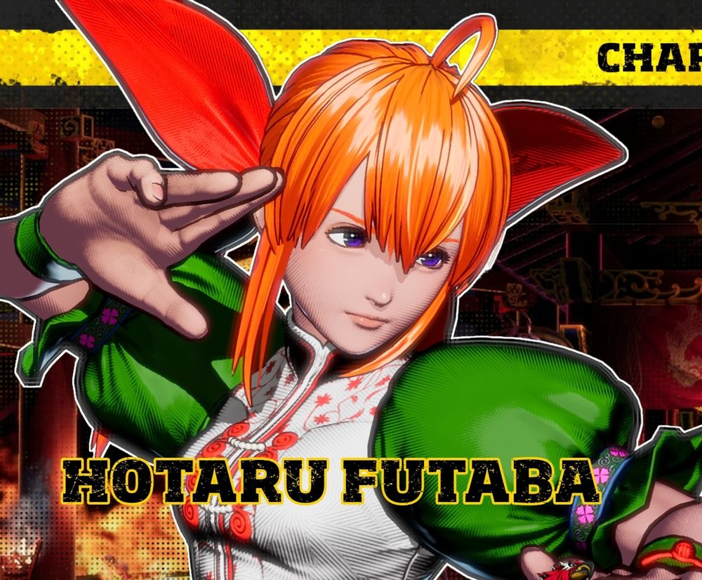 Hotaru Futaba in Fatal Fury City of the Wolves, edited to look like Futaba Sakura from Persona 5