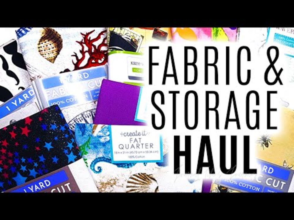 Walmart Clearance Fabric Haul, Dollar Tree & Five Below Storage Finds