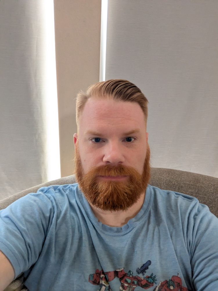 Profile of a man regretting trimming his beard by 4"