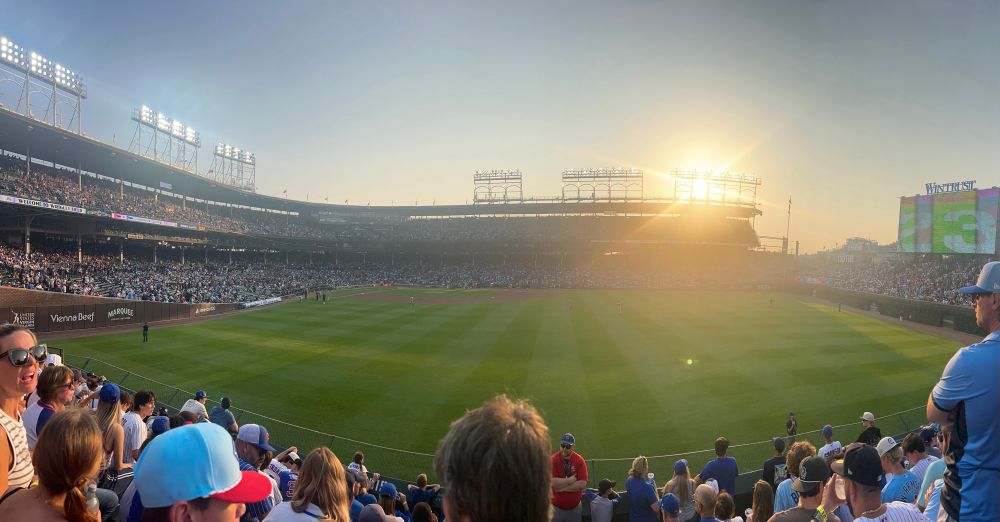 Wrigley Field at first pitch