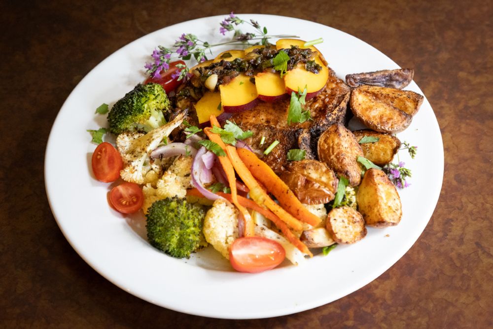 Pork chop dinner