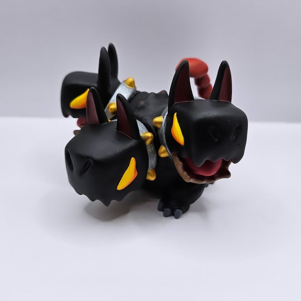 Cerberus themed toy.