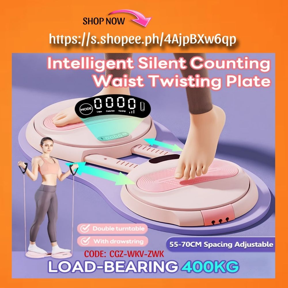 Step up your core workout game with the Rechargeable Twister Disk Board! 
🛒Grab It Now👇
https://s.shopee.ph/4AjpBXw6qp
CODE:  CGZ-WKV-ZWK

#CoreTwist