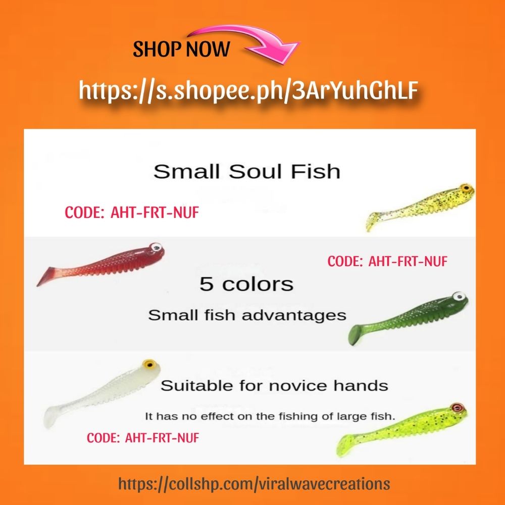 Catch More Fish:  Realistic Silicone Fishing Lure Worm. 🎣 
🛒Checkout & Pay👇
https://s.shopee.ph/3ArYuhGhLF
CODE:  AHT-FRT-NUF

#fishinglife