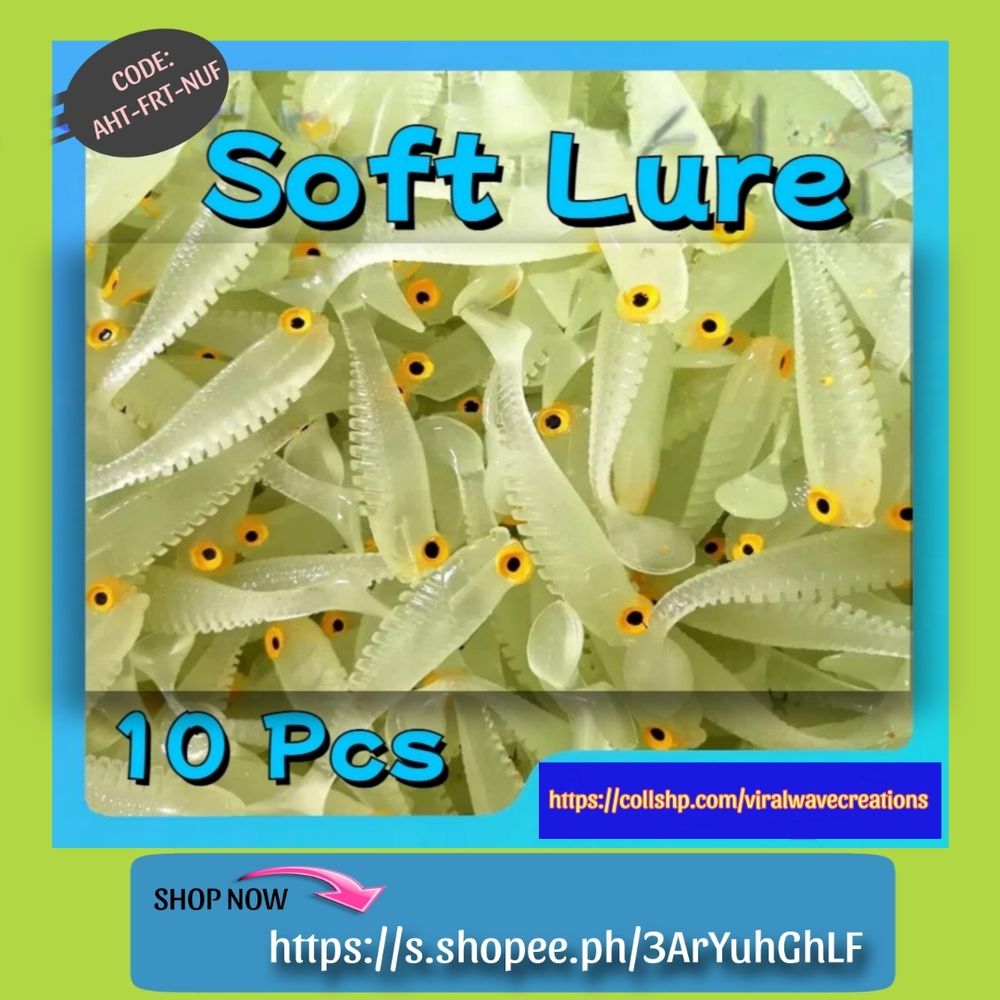 Catch More Fish:  Realistic Silicone Fishing Lure Worm. 🎣 
🛒Checkout & Pay👇
https://s.shopee.ph/3ArYuhGhLF
CODE:  AHT-FRT-NUF

#fishinglife