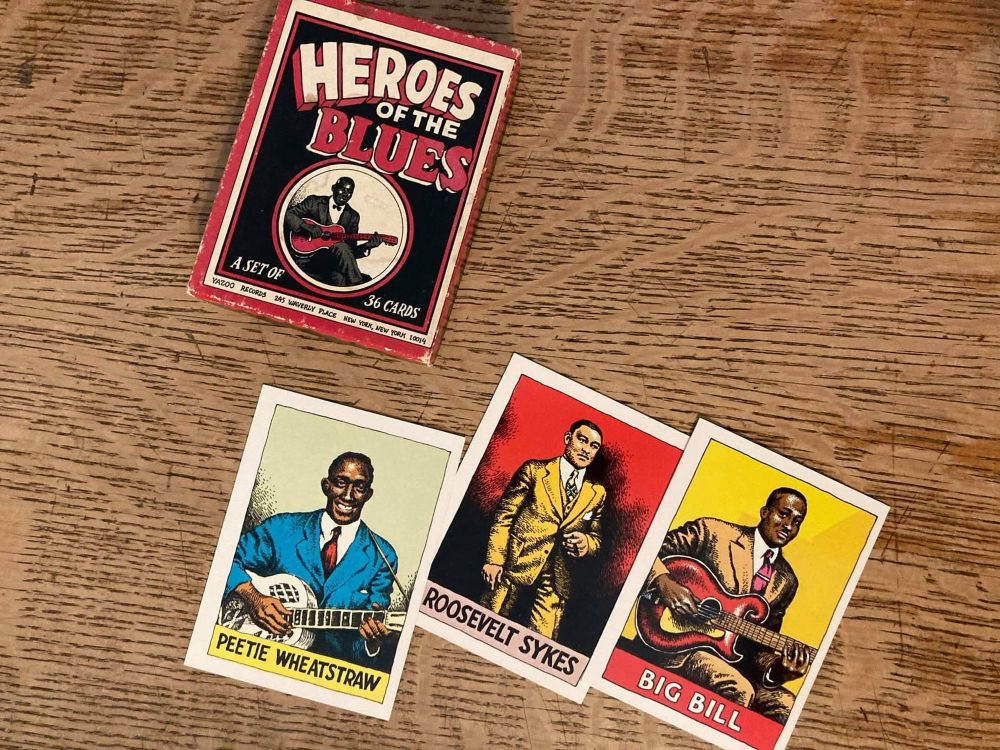 HEROES OF THE BLUES A SET OF 36 CARDS ROOSEVELT SYKES BIG BILL PEETIE WHEATSTRAW