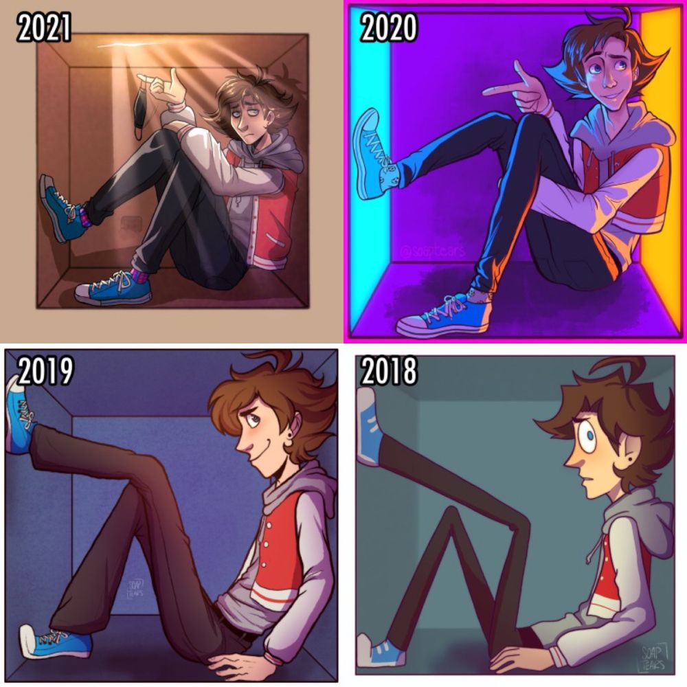 2021-2018 variants of Elliot in a box.
