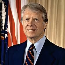 The official White House portrait of Jimmy Carter.