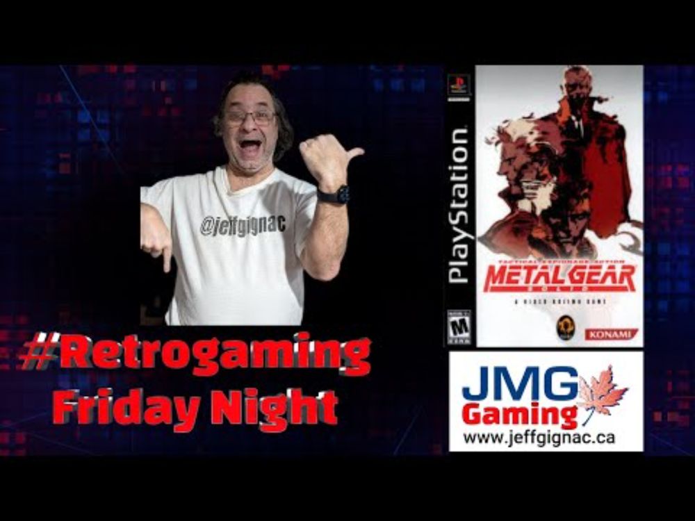 🔴 LIVE #JMGGaming #retrogaming Friday Night Episode 214 - Metal Gear Solid