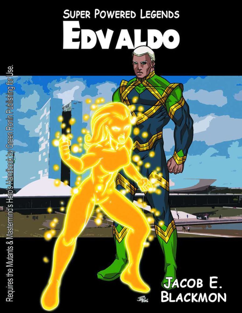 Super Powered Legends: Edvaldo - Rogue Genius Games | M&M | DriveThruRPG