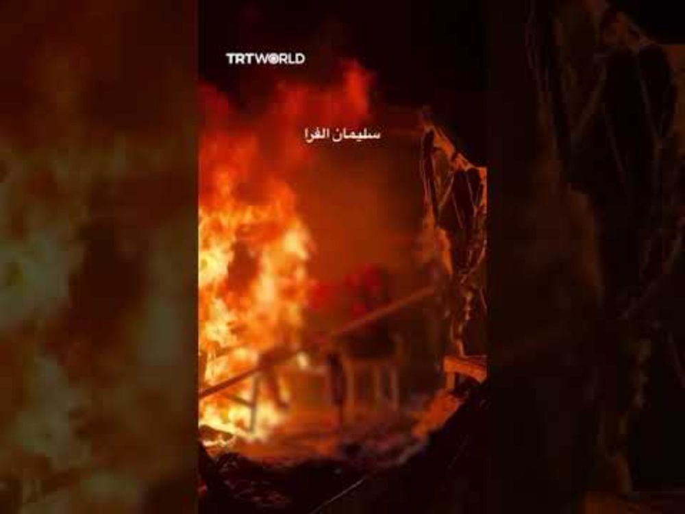Palestinian journalist burned alive by Israel in Khan Younis
