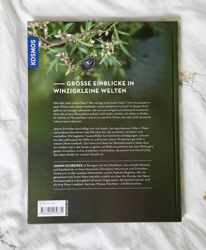 Die Rückseite des Buchs