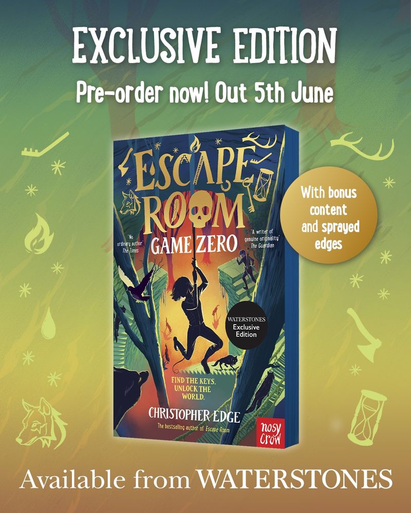 Image of the exclusive Waterstones edition of Escape Room: Game Zero 
