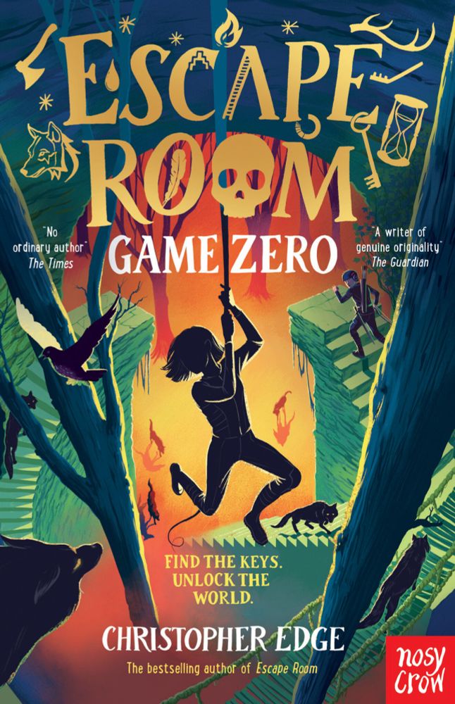 The cover of Escape Room: Game Zero by Christopher Edge.